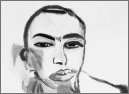 "Portrait" par Francesco Clemente