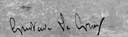 Signature manuscrite  l'encre noire