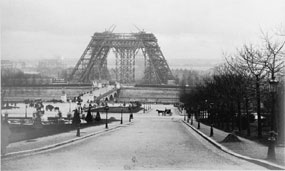 Maurice Guibert, Planche d'album sur la construction de la tour Eiffel