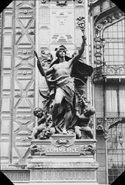 Hippolyte Blancard (1844-1924), Le Commerce. Statue colossale ornant l'entrée du pavillon central
