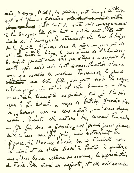 Brouillons D'écrivains - L'Assommoir D'Emile Zola