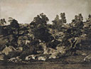 Paysage de rochers, Fontainebleau