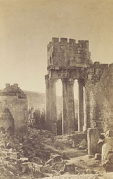 Baalbek, péristyle du temple de Bacchus 