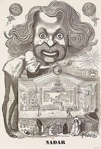 Caricature that appeared in <i>Le Gaulois: Petite gazette critique, satirique et anecdotique</i><br> © BnF, Prints and Photographs Department, EO-15 (3)-FOL